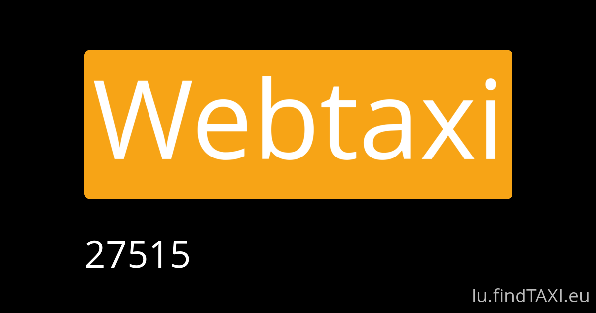 Webtaxi (Luxemburg)